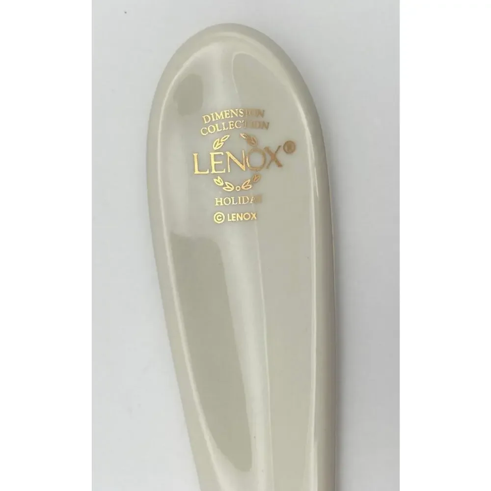 Lenox Holiday Holly Berry Dessert Server NIB